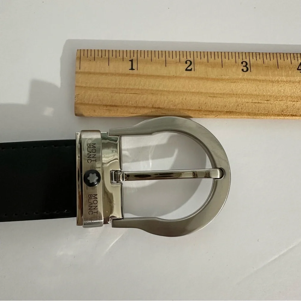 Mont Blanc two tone men’s belt - Picture 10 of 15